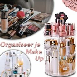 AWEMOZ Make-Up Organizer - Beauty Organizer Voor Make Up - 360 Roterend - Opbergbox - Opbergdoos Cosmetica - Sieradendoos - Nagellak - Lippenstift - Transparant - Cadeau Voor Vrouw 12 AWEMOZ Make-Up Organizer - Beauty Organizer Voor Make Up - 360 Roterend - Opbergbox - Opbergdoos Cosmetica - Sieradendoos - Nagellak - Lippenstift - Transparant - Cadeau Voor Vrouw -Maybelline-winkel 550x550 439