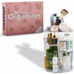 AWEMOZ Make-Up Organizer - Beauty Organizer Voor Make Up - 360 Roterend - Opbergbox - Opbergdoos Cosmetica - Sieradendoos - Nagellak - Lippenstift - Transparant - Cadeau Voor Vrouw 17 AWEMOZ Make-Up Organizer - Beauty Organizer Voor Make Up - 360 Roterend - Opbergbox - Opbergdoos Cosmetica - Sieradendoos - Nagellak - Lippenstift - Transparant - Cadeau Voor Vrouw -Maybelline-winkel 550x550 443