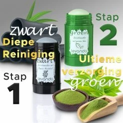 Levanda Reinigende En Verzorgende Gezichtsmasker Set Met Groene Thee Masker En Bamboe Houtskool Klei Masker - Mee Eters Verwijderen Blackhead Remover Mask - Green Tea Mask Stick Charcoal Clay Mask Green Stick Green Mask Facial Mask -Maybelline-winkel 550x550 456