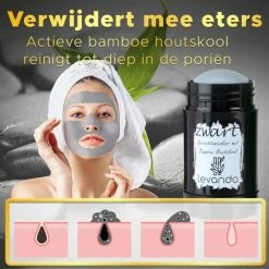 Levanda Reinigende En Verzorgende Gezichtsmasker Set Met Groene Thee Masker En Bamboe Houtskool Klei Masker - Mee Eters Verwijderen Blackhead Remover Mask - Green Tea Mask Stick Charcoal Clay Mask Green Stick Green Mask Facial Mask -Maybelline-winkel 550x550 457