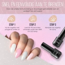 Lovae Cosmetics Polygel - Polygel Kit - Nagels Starterspakket - Nageltips - Builder Gel - Set Van 4 Kleuren - 4 X 30 Gr -Maybelline-winkel 550x550 527