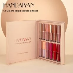HANDAIYAN | Set Van 12 | Liquid Lipsticks | Matte Lippenstift | Vloeibare Lippenstift | Waterproof | Make Up Set | Geschenkset | Giftset | Lipstick | Lippenstift | Lipgloss -Maybelline-winkel 550x550 554