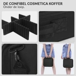 Confibel Cosmetica Koffer - Make-up Koffer Met Verstelbare Vakken - Visagie En Nagelstyliste Beauty Koffer - 26x23x9CM 35 Confibel Cosmetica Koffer - Make-up Koffer Met Verstelbare Vakken - Visagie En Nagelstyliste Beauty Koffer - 26x23x9CM -Maybelline-winkel 550x550 628