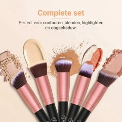 Bestope Make Up Kwasten Set Met Beauty Blenders 16 Delig - Brush Set - Kwasten Reiniger - Ros Goud 20 Bestope Make Up Kwasten Set Met Beauty Blenders 16 Delig - Brush Set - Kwasten Reiniger - Ros Goud -Maybelline-winkel 550x550 659