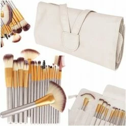 Make-up Kwasten Set - Professionele Kwasten - 18-delig Met Tasje - Cosmetica Kwasten - Rheme