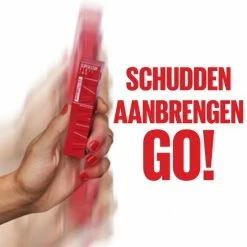 Maybelline New York - SuperStay Vinyl Ink Lipstick - 15 Peachy - Rood - Langhoudende Lippenstift - 4,2 Ml -Maybelline-winkel 550x550 726