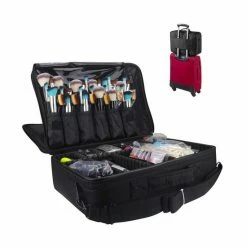 Confibel Cosmetica Koffer - Make-up Koffer Met Verstelbare Vakken - Visagie En Nagelstyliste Beauty Koffer - 40x30x14CM -Maybelline-winkel 550x550 828