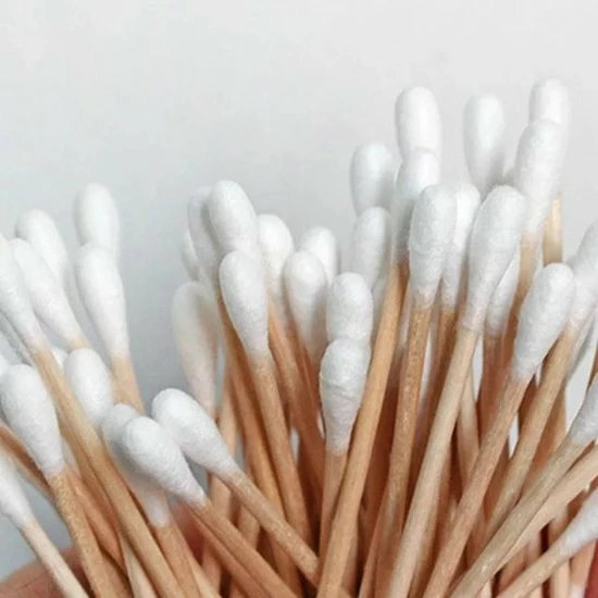 Merkloos Wattenstaafjes Hout - Bamboe - 4 X 100 Stuks 8 Merkloos Wattenstaafjes Hout - Bamboe - 4 X 100 Stuks - Afbeelding 8