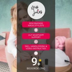 Miss Jules - Acryl Nagels Starterspakket - Wit, Roze & Transparant - Professionele Kunstnagels 13 Miss Jules - Acryl Nagels Starterspakket - Wit, Roze & Transparant - Professionele Kunstnagels -Maybelline-winkel 550x550 895