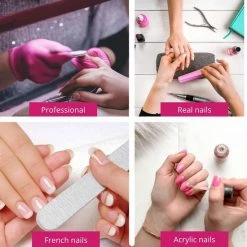 Bone Vista Acrylnagels Starterspakket | Acryl Nagels Starter Kit Set - Nail Art Pakket - 42 Kleuren Acryl Poeders/Glitters - 500 Franse Tips - Inclusief Nagelfreesmachine -Maybelline-winkel 550x550 922