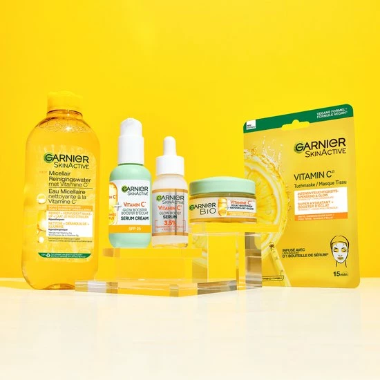 Garnier SkinActive Micellair Water Vitamine C* - Reinigingswater Voor Het Gezicht - 400ml 6 Garnier SkinActive Micellair Water Vitamine C* - Reinigingswater Voor Het Gezicht - 400ml - Afbeelding 6