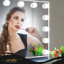 Novalie Hollywood Spiegel Met Verlichting - 65 Cm X 50 Cm - Make Up Spiegel Met Led Lampen Visagie Dimbaar / 3 Lichtstanden Voor Hem / Haar Cadeau 10x Vergroting Met Tru-Daylight Verlichting Wit 23 Novalie Hollywood Spiegel Met Verlichting - 65 Cm X 50 Cm - Make Up Spiegel Met Led Lampen Visagie Dimbaar / 3 Lichtstanden Voor Hem / Haar Cadeau 10x Vergroting Met Tru-Daylight Verlichting Wit -Maybelline-winkel 550x550 995
