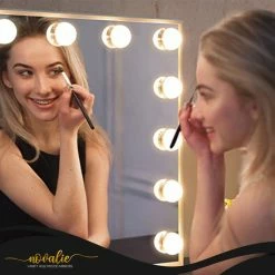 Novalie Hollywood Spiegel Met Verlichting - 65 Cm X 50 Cm - Make Up Spiegel Met Led Lampen Visagie Dimbaar / 3 Lichtstanden Voor Hem / Haar Cadeau 10x Vergroting Met Tru-Daylight Verlichting Wit 24 Novalie Hollywood Spiegel Met Verlichting - 65 Cm X 50 Cm - Make Up Spiegel Met Led Lampen Visagie Dimbaar / 3 Lichtstanden Voor Hem / Haar Cadeau 10x Vergroting Met Tru-Daylight Verlichting Wit -Maybelline-winkel 550x550 996