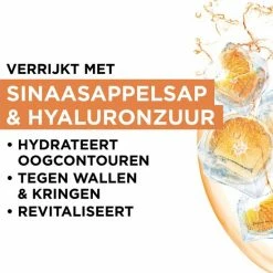 Garnier SkinActive Tissue Oogmasker - 5 Stuks - Sinaasappelsap En Hyaluronzuur - Voordeelverpakking -Maybelline-winkel 550x559 2