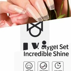 Elvi Polygel Nagels Kit - 6x15 Perfecte Polygel Kleuren Voor De Feestdagen- Nagelverlenging - Polyacryl UV Nagellak-Quick Extension Set- Polygel Color Changing Red-Pink-Polygel Starterspakket- UV Base & Top Coat-Slip Solution-100 Nagel Tips- -Maybelline-winkel 550x560 13