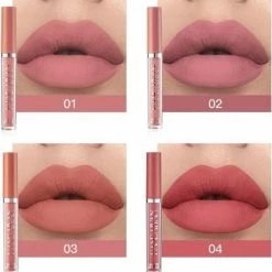 Handaiyan Set Van 6 X Matte Lip Gloss Nude | Lipgloss Matte Set | Waterproof | Nude Kleuren -Maybelline-winkel 550x560 3