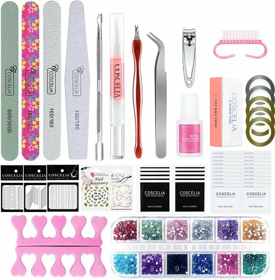 Coscelia Gellak Starterspakket - Gellak Nagelset - Gellak - UV LED Lamp 36W - Nail Art - 10 Kleuren Gellak - Manicure Set - Nagellamp 2 Coscelia Gellak Starterspakket - Gellak Nagelset - Gellak - UV LED Lamp 36W - Nail Art - 10 Kleuren Gellak - Manicure Set - Nagellamp - Afbeelding 2