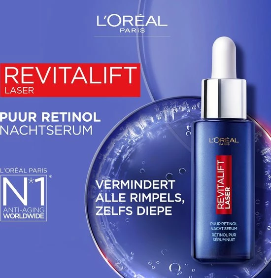 L?Or?al Paris L Or Al Paris Revitalift Laser X3 Retinol Night Serum - 30ml 7 L?Or?al Paris L Or Al Paris Revitalift Laser X3 Retinol Night Serum - 30ml - Afbeelding 7