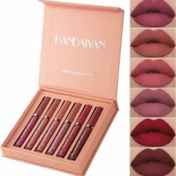 Handaiyan Set Van 6 X Matte Lip Gloss | Lipgloss Matte | Lipgloss Set | Lip Set | Waterproof