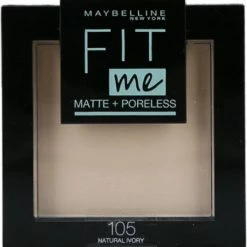Maybelline Fit Me Matte & Poreless - 105 Natural - Gezichtspoeder -Maybelline-winkel 550x565