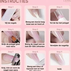 Lovae Cosmetics Polygel - Polygel Kit - Nagels Starterspakket - Nageltips - Builder Gel - Set Van 4 Kleuren - 4 X 30 Gr -Maybelline-winkel 550x570 2