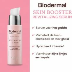 Biodermal Skin Booster Revitalizing Serum Verbetert Zo De Huidelasticiteit En Stevigheid Met Hyaluronzuur En Vitamine A - Hyaluronzuur Serum 30ml 13 Biodermal Skin Booster Revitalizing Serum Verbetert Zo De Huidelasticiteit En Stevigheid Met Hyaluronzuur En Vitamine A - Hyaluronzuur Serum 30ml -Maybelline-winkel 550x575 1