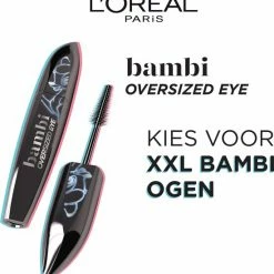 L’Oréal Paris - Bambi XXL Oversized Eye Mascara - Zwart - Volume & Lengte Mascara - 8,9ml -Maybelline-winkel 550x576