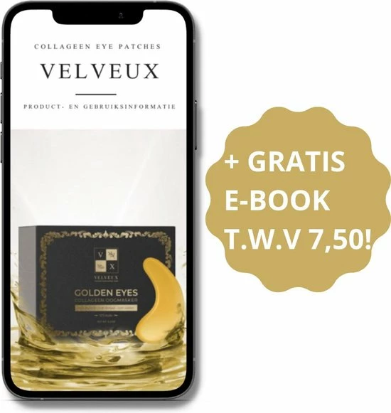 Velveux Collageen Oogmasker 60 STUKS - Gezichtsmaskers Verzorging - Anti Wallen En Donkere Kringen - Eye Oog Patches Pads - Skincare - Black Friday 2022 9 Velveux Collageen Oogmasker 60 STUKS - Gezichtsmaskers Verzorging - Anti Wallen En Donkere Kringen - Eye Oog Patches Pads - Skincare - Black Friday 2022 - Afbeelding 9
