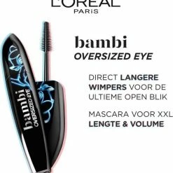 L’Oréal Paris - Bambi XXL Oversized Eye Mascara - Zwart - Volume & Lengte Mascara - 8,9ml -Maybelline-winkel 550x582