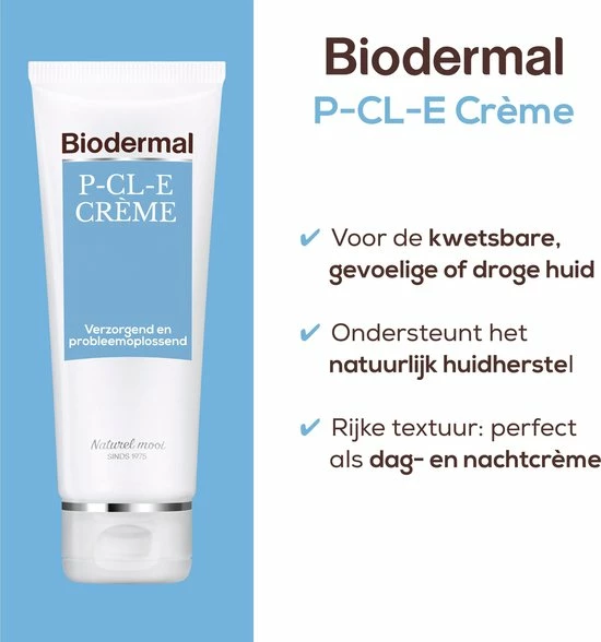 Biodermal P-CL-E Creme - Dagcreme - En Nachtcr Me Met Glycerine - Gezichtsverzorging Ondersteunt Natuurlijk Herstel Van De Droge Huid - Droge Huid Gezichtscreme - 100ml 4 Biodermal P-CL-E Creme - Dagcreme - En Nachtcr Me Met Glycerine - Gezichtsverzorging Ondersteunt Natuurlijk Herstel Van De Droge Huid - Droge Huid Gezichtscreme - 100ml - Afbeelding 4