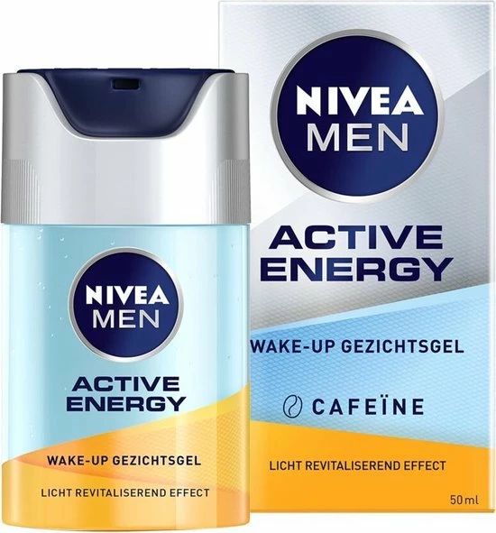 NIVEA MEN Active Energy Wake-up Gezichtsgel - 50 Ml 2 NIVEA MEN Active Energy Wake-up Gezichtsgel - 50 Ml - Afbeelding 2
