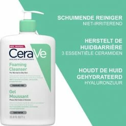 CeraVe - Foaming Cleanser - Reinigingsgel - Normale Tot Vette Huid - 1000 Ml 16 CeraVe - Foaming Cleanser - Reinigingsgel - Normale Tot Vette Huid - 1000 Ml -Maybelline-winkel 550x598 3