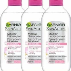 Garnier SkinActive Micellair Reinigingswater Voor De Gevoelige Huid - 3 X 400ml