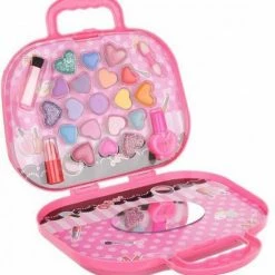SEZGoods Make Up Koffer 25 Delig - Roze - Make Up Koffer Met Inhoud - Make Up Koffer Meisjes - Make Up Koffer Kinderen - Make Up Set Voor Meisjes -Maybelline-winkel 550x608 3