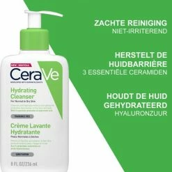 CeraVe - Hydrating Cleanser - Reinigingsmelk - Normale Tot Droge Huid - 236 Ml -Maybelline-winkel 550x609