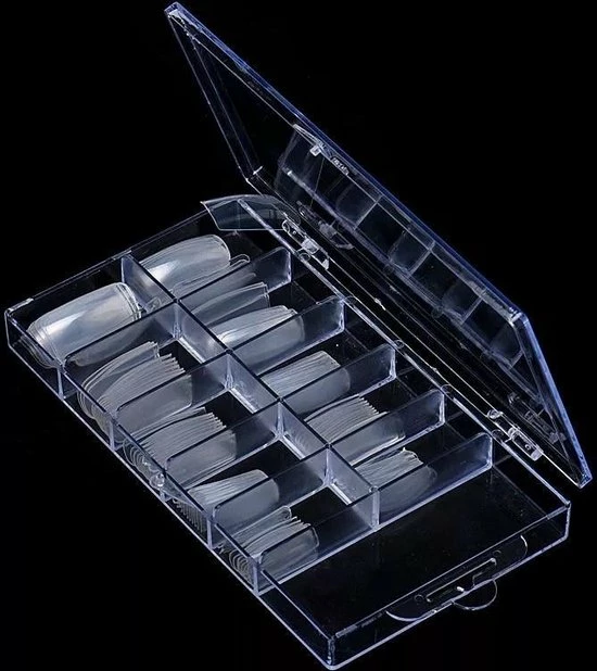 Merkloos Nageltips Set Transparant - Acryl Nagels En Gelnagels - 100 Stuks 3 Merkloos Nageltips Set Transparant - Acryl Nagels En Gelnagels - 100 Stuks - Afbeelding 3