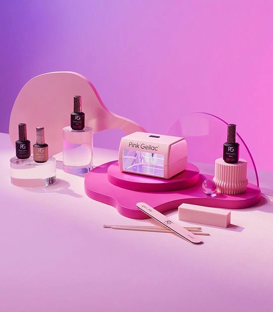 Pink Gellac | Starterspakket Met 1 Roze Kleur En LED Lamp + Manicure Set 5 Pink Gellac | Starterspakket Met 1 Roze Kleur En LED Lamp + Manicure Set - Afbeelding 5