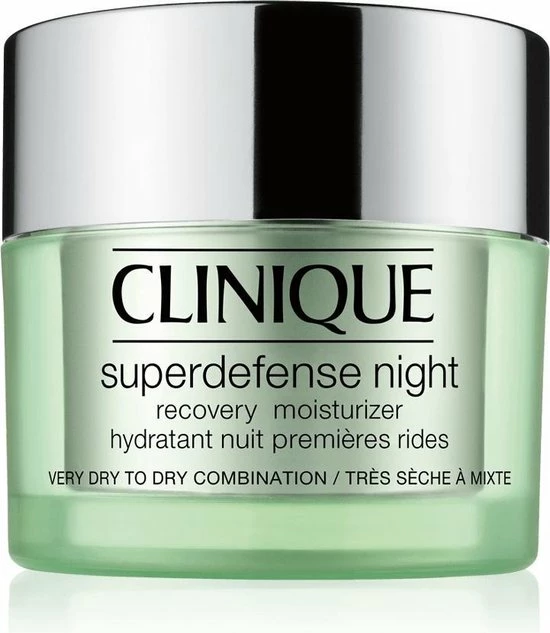 Clinique Superdefense Night Recovery Moisturizer - Nachtcr Me - 50 Ml 1 Clinique Superdefense Night Recovery Moisturizer - Nachtcr Me - 50 Ml