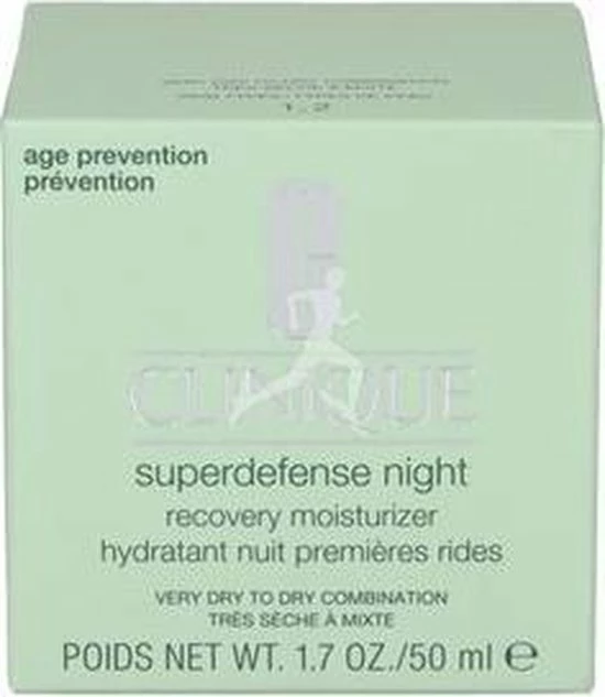 Clinique Superdefense Night Recovery Moisturizer - Nachtcr Me - 50 Ml 2 Clinique Superdefense Night Recovery Moisturizer - Nachtcr Me - 50 Ml - Afbeelding 2