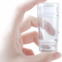 Merkloos Nagelstempel Doorzichtig - Dubbele Siliconen Gel Stamper - French Manicure Tip Stempel - Nail Art Jelly Stamp - Nagel Stempel Kussen -Maybelline-winkel 550x644