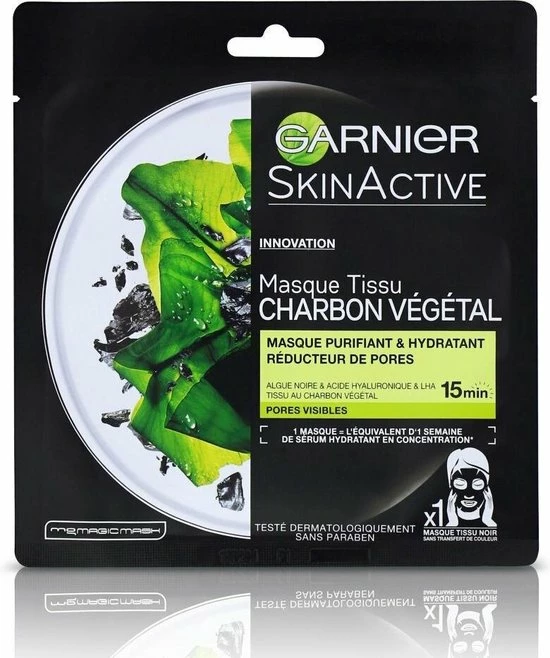 Garnier Skinactive Face Pure Charcoal Gezichtsmasker - 5 Stuks - Voordeelverpakking 13 Garnier Skinactive Face Pure Charcoal Gezichtsmasker - 5 Stuks - Voordeelverpakking - Afbeelding 13