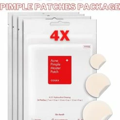 Merkloos COSRX Acne Pimple Master Package Set 4 Packs Of 24 Patches