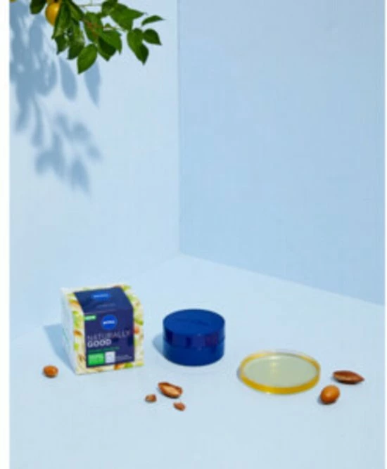 NIVEA Naturally Good Nachtcrème - 50 Ml - Met Bio Arganolie 8 NIVEA Naturally Good Nachtcrème - 50 Ml - Met Bio Arganolie - Afbeelding 8