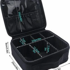 Confibel Cosmetica Koffer - Make-up Koffer Met Verstelbare Vakken - Visagie En Nagelstyliste Beauty Koffer - 26x23x9CM 24 Confibel Cosmetica Koffer - Make-up Koffer Met Verstelbare Vakken - Visagie En Nagelstyliste Beauty Koffer - 26x23x9CM -Maybelline-winkel 550x677