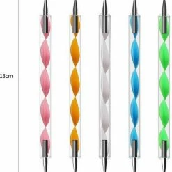 Evvie 20 Delige Nail Art Set - 15 Nailart Penselen En 5 Dotting Tools - Roze 13 Evvie 20 Delige Nail Art Set - 15 Nailart Penselen En 5 Dotting Tools - Roze -Maybelline-winkel 550x678