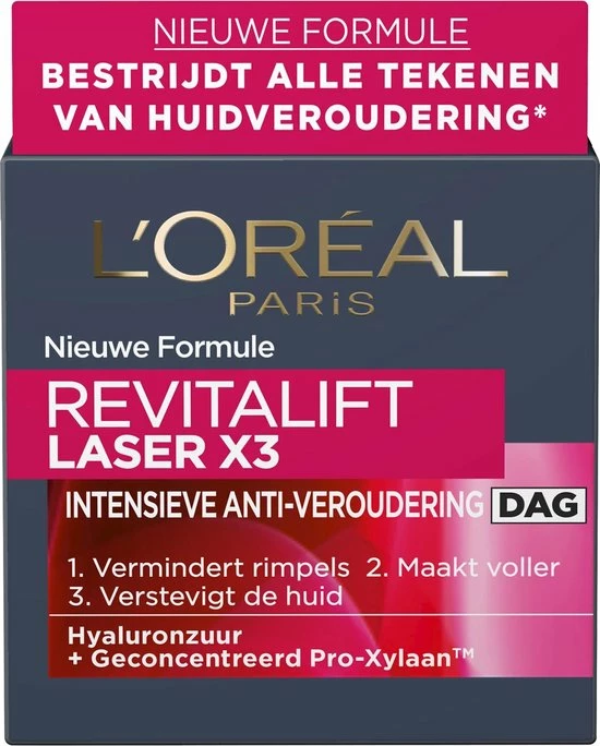 L’Oréal Paris Skin Expert Revitalift Laser X3 Anti-rimpel Dagcrème - 50 Ml 3 L’Oréal Paris Skin Expert Revitalift Laser X3 Anti-rimpel Dagcrème - 50 Ml - Afbeelding 3