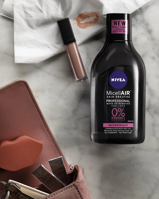 NIVEA Expert Make-up Remover - 400ml - Micellair Water 7 NIVEA Expert Make-up Remover - 400ml - Micellair Water - Afbeelding 7