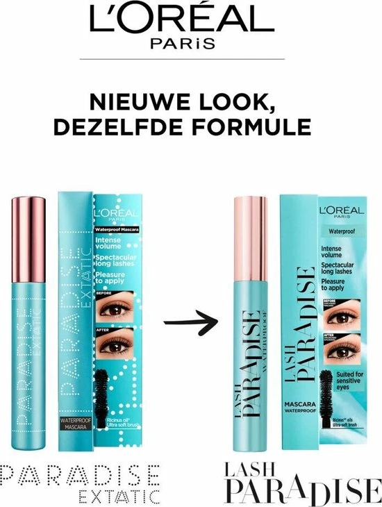 L?Or?al Paris L Or Al Paris - Lash Paradise Mascara Waterproof - 6,4 Ml (Paradise Extatic) 12 L?Or?al Paris L Or Al Paris - Lash Paradise Mascara Waterproof - 6,4 Ml (Paradise Extatic) - Afbeelding 12