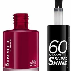 Rimmel London 60 Seconds Nagellak - 320 Rapid Ruby -Maybelline-winkel 550x735 1