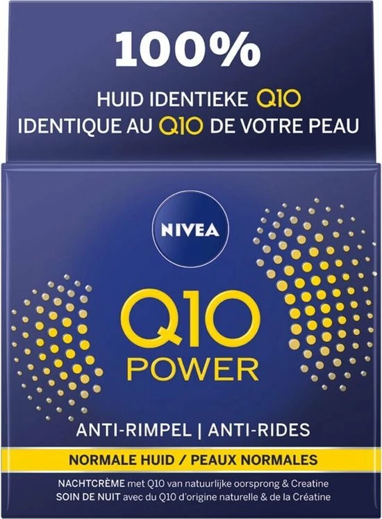 NIVEA Q10POWER Anti-Rimpel - 50 Ml - Nachtcr Me 3 NIVEA Q10POWER Anti-Rimpel - 50 Ml - Nachtcr Me - Afbeelding 3